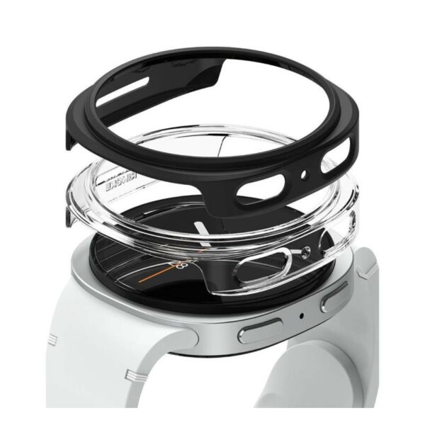 Θήκη PC Ringke Slim Samsung Galaxy Watch 8 (40mm) Διάφανο & Μαύρο (2 τεμ.)