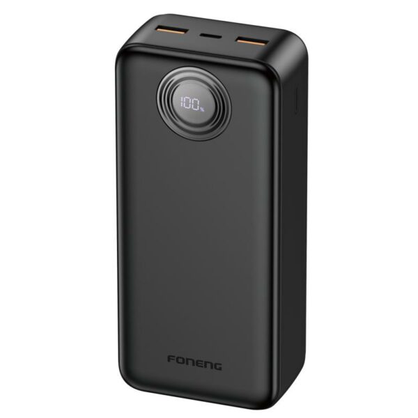 Φορτιστής Ανάγκης Foneng PX103 PD 22.5W 30000mAh με 2 Θύρες USB A & 1 Θύρα USB C Μαύρο