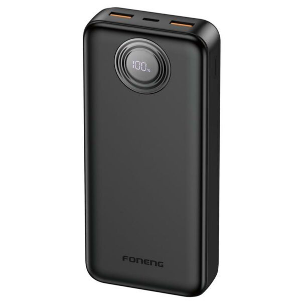 Φορτιστής Ανάγκης Foneng PX102 PD 22.5W 20000mAh με 2 Θύρες USB A & 1 Θύρα USB C Μαύρο