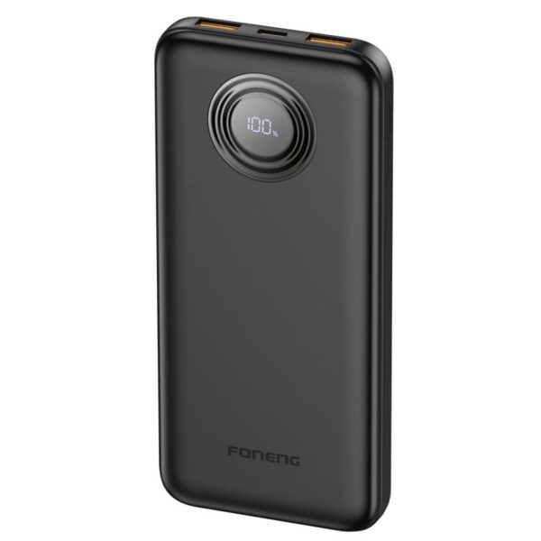 Φορτιστής Ανάγκης Foneng PX101 PD 22.5W 10000mAh με 2 Θύρες USB A & 1 Θύρα USB C Μαύρο