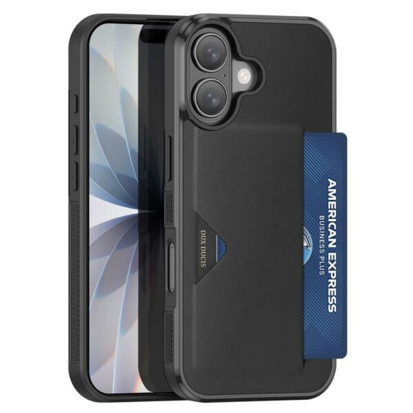 Θήκη TPU PU & PC Dux Ducis Pocard Apple iPhone 17 Μαύρο