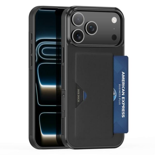 Θήκη TPU PU & PC Dux Ducis Pocard Apple iPhone 17 Pro Μαύρο