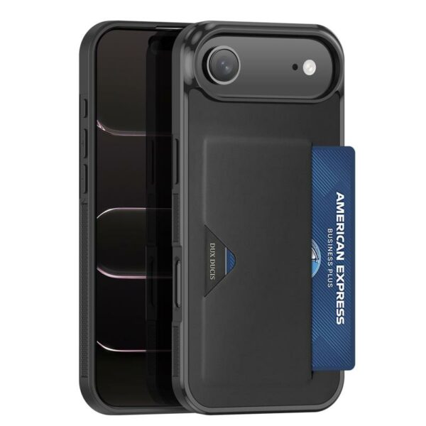 Θήκη TPU PU & PC Dux Ducis Pocard Apple iPhone 17 Air Μαύρο