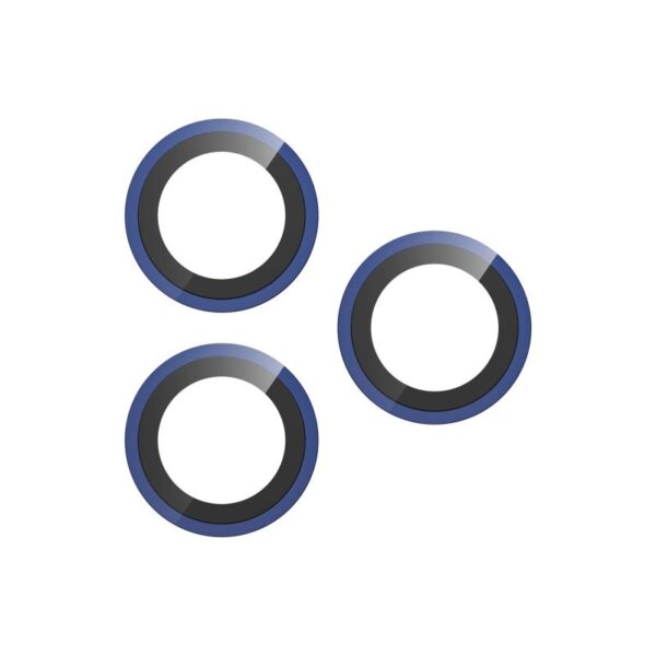 Προστατευτικό Κάλυμμα Αλουμινίου Full Face Devia για Τζαμάκι Κάμερας Apple iPhone 16 Pro/ 16 Pro Max/ 17 Pro/ 17 Pro Max Peak Σκούρο Μπλε