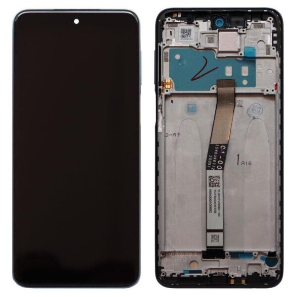 Οθόνη με Μεσαίο Πλαίσιο Xiaomi Redmi Note 9 Pro/ Note 9S Γκρι (Original)