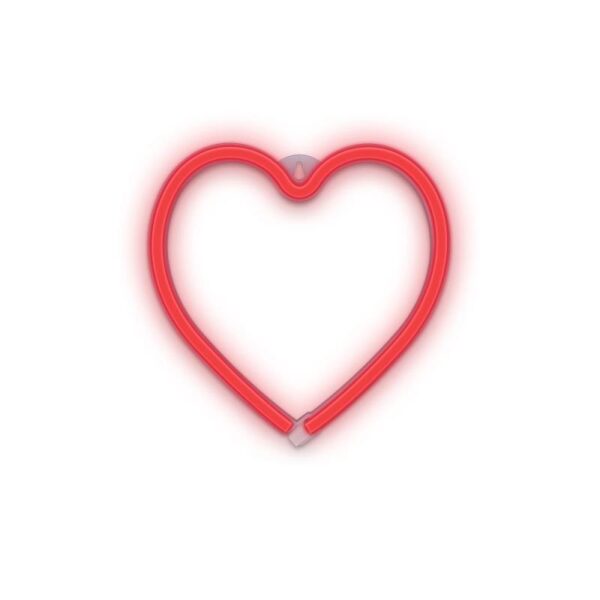 Neon LED Forever Light LNEO7 HEART (USB/Μπαταρίας & On/Off) Κόκκινο