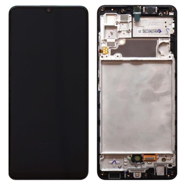 Οθόνη με Touch Screen & Μπροστινή Πρόσοψη Samsung A325F Galaxy A32 4G Μαύρο (Original)