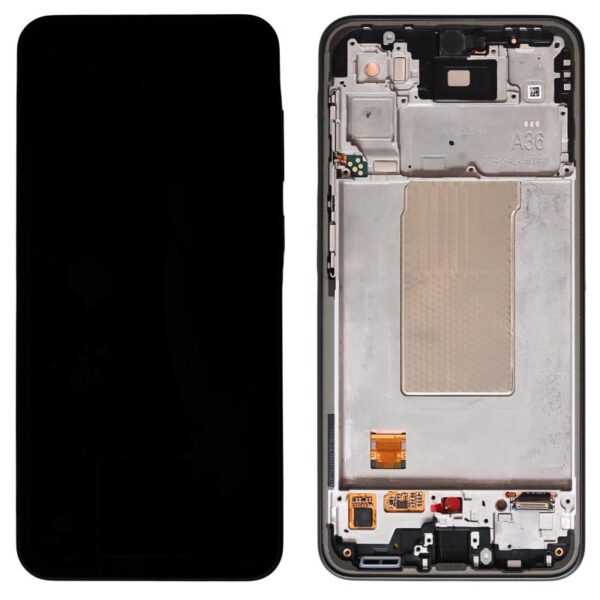 Οθόνη με Touch Screen & Μπροστινή Πρόσοψη Samsung A366 Galaxy A36 5G Μαύρο (Original)