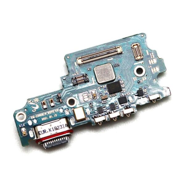 Πλακέτα Samsung G990B Galaxy S21 FE 5G με Επαφή Φόρτισης & Sim Reader (Original)